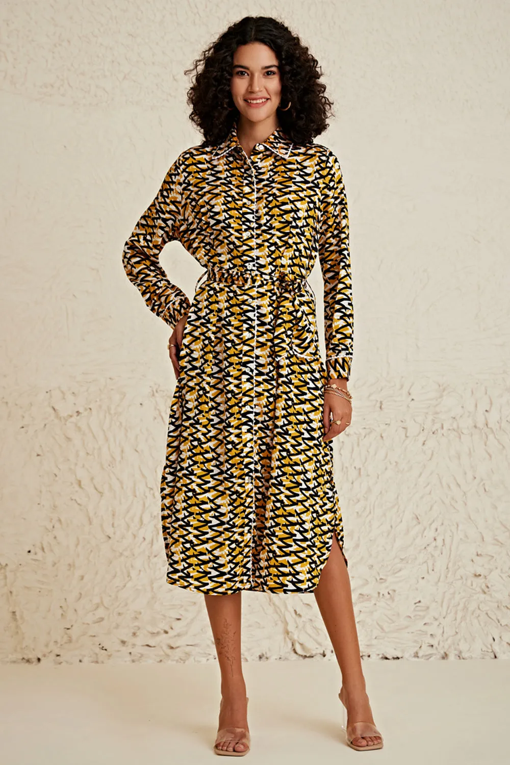 Zebra Zest Dress